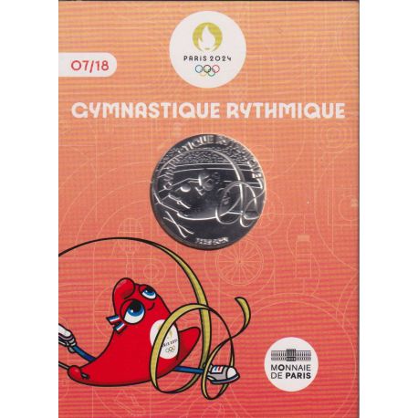10 Euro 2023 - gymnastique rythmique - N°7/18 - JO Paris 2024 - argent