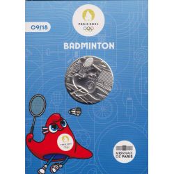 10 Euro 2023 - badminton - N°9/18 - JO Paris 2024 - argent