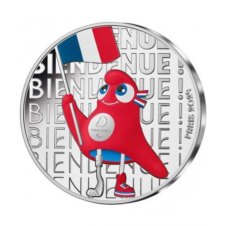 50 Euro 2023 - bienvenue - N°1/4 - JO Paris 2024 - argent