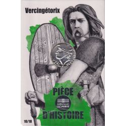 10 Euro 2019 - Pièce d'histoire - Vercingétorix - N°10/18 - argent