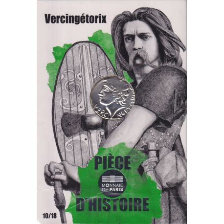 10 Euro 2019 - Pièce d'histoire - Vercingétorix - N°10/18 - argent
