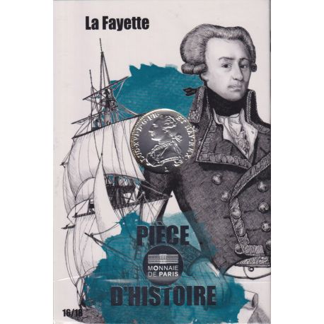 10 Euro 2019 - Pièce d'histoire - La Fayette - N°16/18 - argent