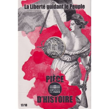 10 Euro 2019 - Pièce d'histoire - la liberté guidant le peuple - N°17/18 - argent