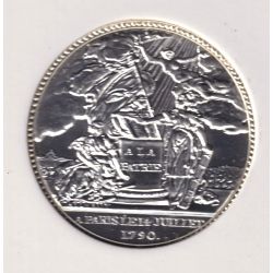 50 Euro 2019 - Le 14 Juillet - Collection Pièce d'histoire - argent 41g