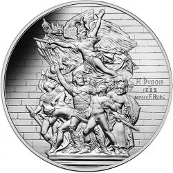 50 Euro 2019 - la marseillaise - Collection Pièce d'histoire - argent 41g