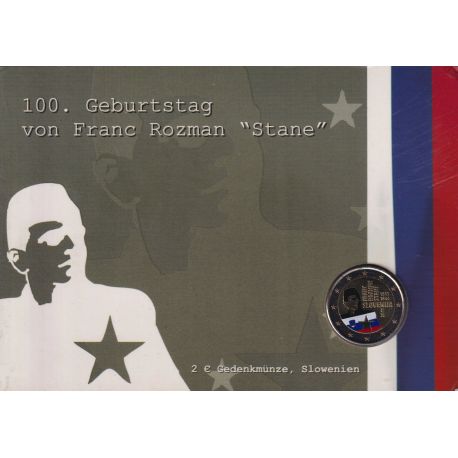 2€ Slovénie 2011 - 100e anniversaire naissance Franc Rozman