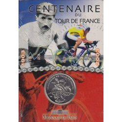 1/4 Euro 2003 - 100 ans Tour de france - argent