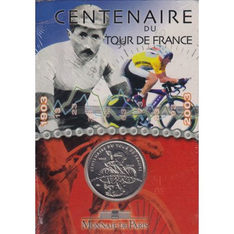 1/4 Euro 2003 - 100 ans Tour de france - argent