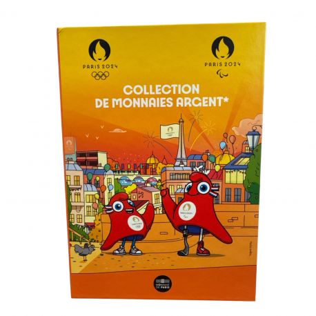 Livret de rangement - Monnaies Jeux Olympiques - vide