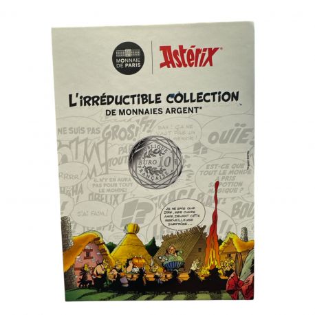 Livret de rangement - Monnaies Astérix - l'irréductible collection - vide