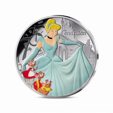 10 Euro 2025 - Cendrillon - Les classiques d'animation Disney - argent Belle épreuve