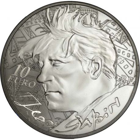 10 Euro 2016 - Jean Gabin - argent belle épreuve