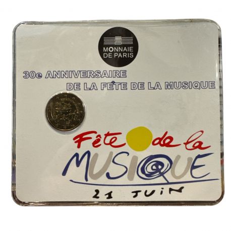 2€ France 2011 - 30e anniversaire Fête de la musique - Brillant Universel