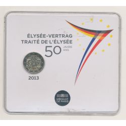 2 Euro 2013 - Traité de l'élysée - Brillant universel