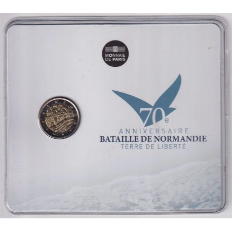 2€ France 2014 - 70ème anniversaire du D-Day - Brillant Universel