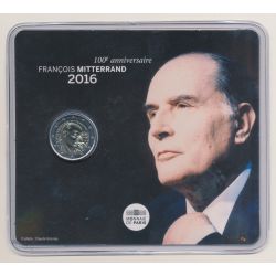 2 Euro 2016 - François Mitterrand - Brillant universel