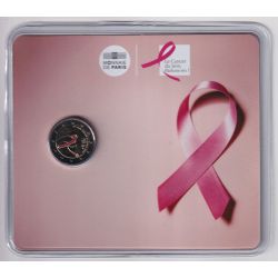 2€ France 2017 - Lutte contre le cancer du sein - brillant universel