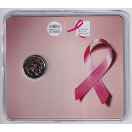 2€ France 2017 - Lutte contre le cancer du sein - brillant universel
