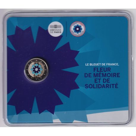2 Euro 2018 - Bleuet de France - Brillant universel
