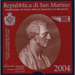 St marin - 2 Euro 2004 - Borghési - Brillant universel