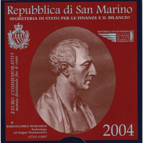 St marin - 2 Euro 2004 - Borghési - Brillant universel