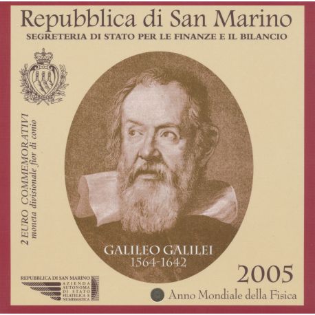 St marin - 2 Euro - 2005 - Gallilée