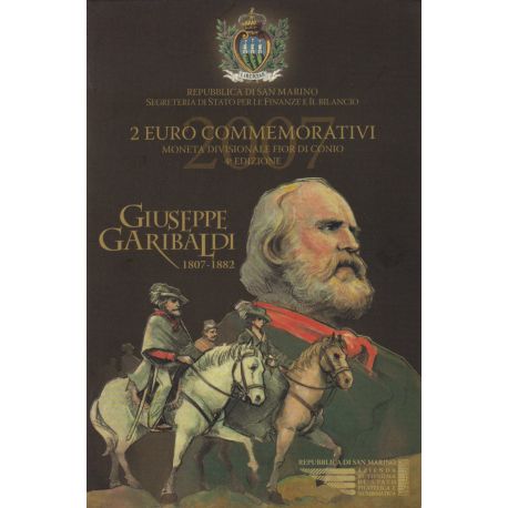 St marin - 2 Euro 2007 - Giuseppe Garibaldi