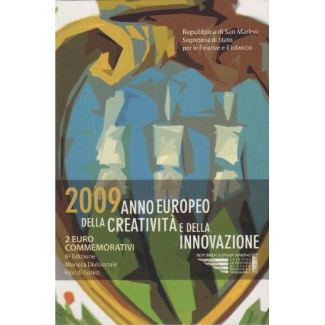 St marin - 2 Euro 2009 - Année européenne de la créativité et de l'innovation