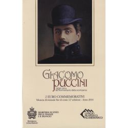 St marin - 2 Euro 2014 - Giacomo Puccini