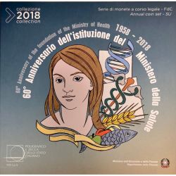 Italie - Coffret Brillant Universel - 2018 - 9 monnaies