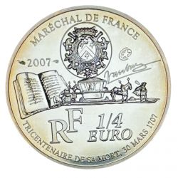 1/4 euro 2007 - Vauban - argent Brillant universel