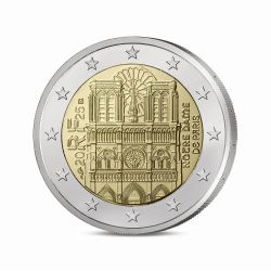 2€ France 2025 - Notre-dame de Paris - UNC