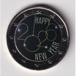 2 Euro couleur - Happy new year 2026 - N°3