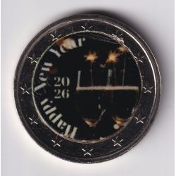 2 Euro couleur - Happy new year 2026 - N°4