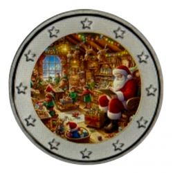 2 Euro couleur - Noel - N°1