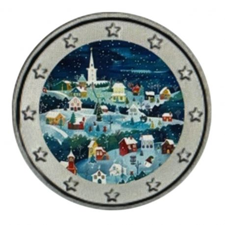 2 Euro couleur - Noel - N°2
