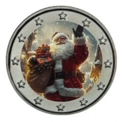 2 Euro couleur - Noel - N°3