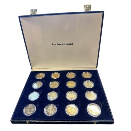 Coffret 16 Monnaies - 2 euro 2009 - 10 ans de l'euro