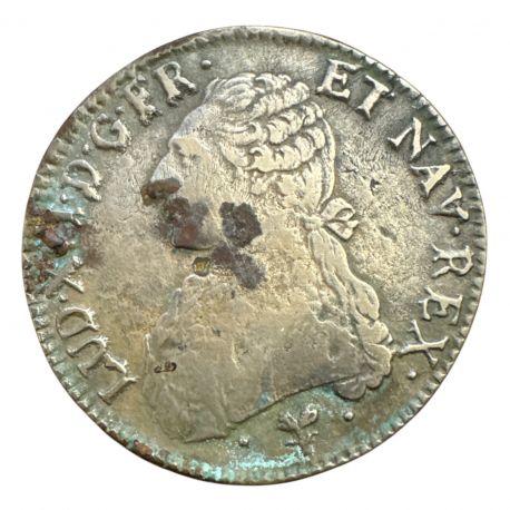 Louis XVI - Écu aux lauriers - 1790 L Bayonne - TB