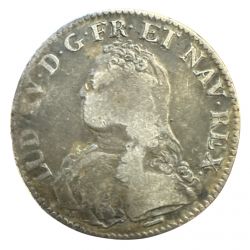 Louis XV - écu branches d'olivier - 1726 W Lille - TB