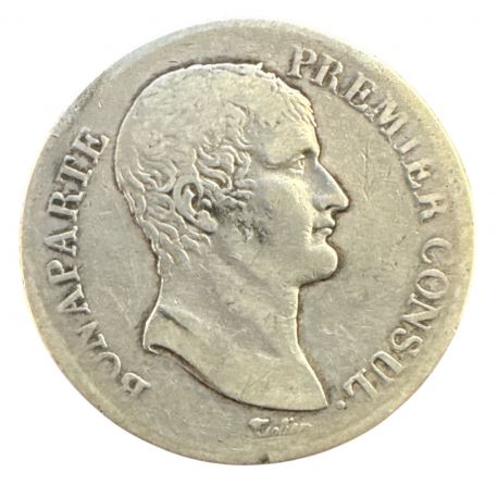 5 Francs Bonaparte 1er consul - AN 12 A Paris - B/TB