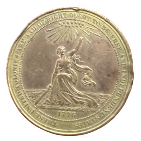 Médaille - Exposition du centenaire des États-Unis - 1876 - cuivre - 38mm - TTB