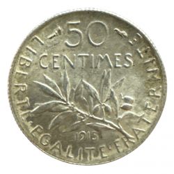 Investissement - 50 Cts Semeuse - 2,50g argent 0,835