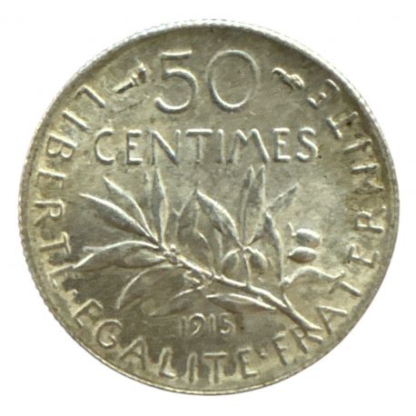 Investissement - 50 Cts Semeuse - 2,50g argent 0,835