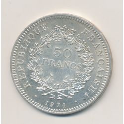 Lot 50 Francs Hercule argent X5