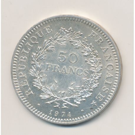 Lot 50 Francs Hercule argent X5