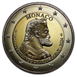 Monaco - 2 Euro 2024 - Traité avec Charles Quint - Belle épreuve
