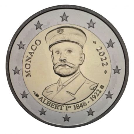 2€ Monaco 2022 - Albert 1er - Belle épreuve - 15.000 ex