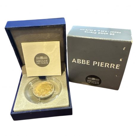 2 Euro 2012 - Abbé pierre - Belle épreuve