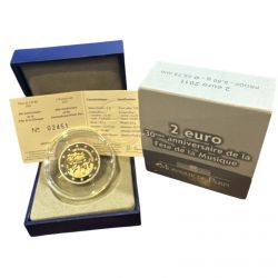 2€ France 2011 - 30e anniversaire Fête de la musique - Belle épreuve